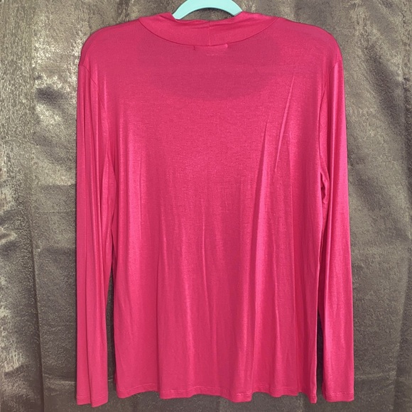 Kim & Cami Peek-a-Boo Cutout Jersey Top - Picture 2 of 8